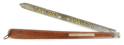 Lot 649 - A RARE GIANT 19TH CENTURY ADVERTISING FOLDING KNIFE