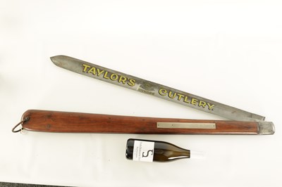 Lot 649 - A RARE GIANT 19TH CENTURY ADVERTISING FOLDING KNIFE