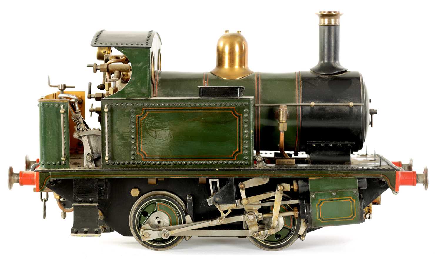 Lot 589 A GOOD QUALITY 3 1 2 GAUGE LIVE STEAM lot-589-a-good-quality-3-1-2-gauge-live-steam