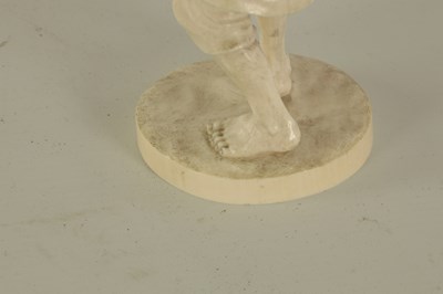 Lot 193 - A LARGE JAPANESE MEIJI PERIOD CARVED IVORY FIGURE