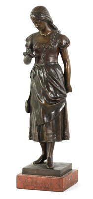 Lot 519 - ARNOLDT KUNNE (1866 1942) AN EARLY 20TH CENTURY GERMAN BRONZE SCULTURE