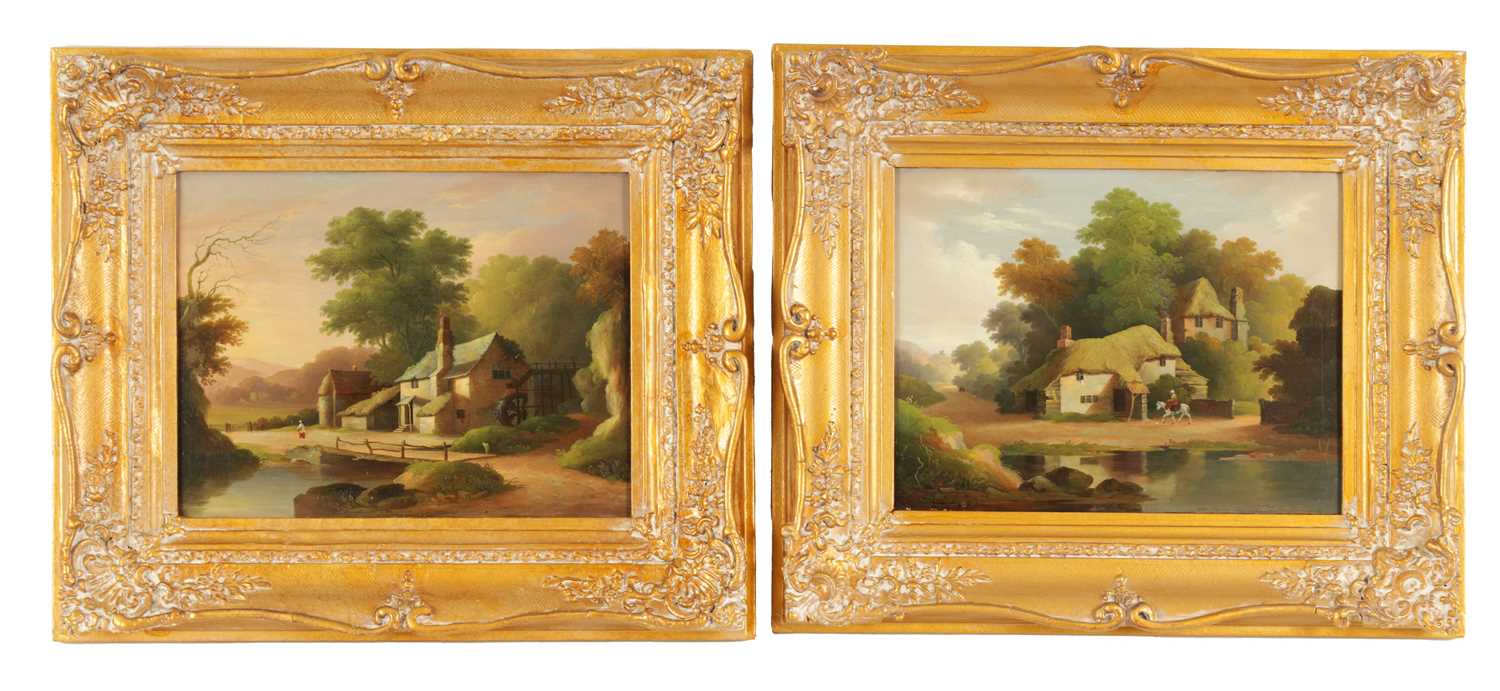 Lot 401 - JOHN WALLACE TUCKER (1808-1869) A PAIR OF OILS ON PANELS