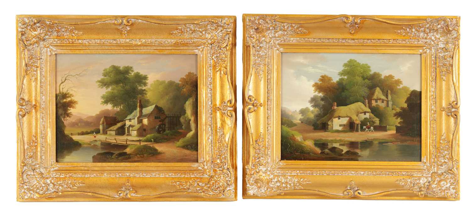 Lot 630 - JOHN WALLACE TUCKER (1808-1869) A PAIR OF OILS ON PANELS