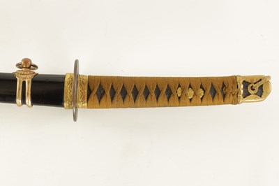 Lot 652 - AN EARLY 20TH CENTURY JAPANESE NAVAL OFFICER'S SAMURAI KATANA SWORD