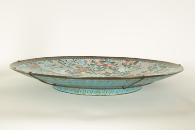 Lot 192 - A LARGE 19TH CENTURY JAPANESE CLOISONNE CHARGER