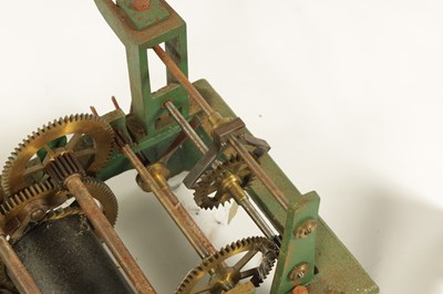 Lot 827 - A 19TH CENTURY STRIKING TURRET CLOCK MOVEMENT