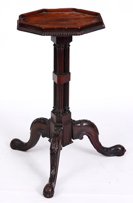 Lot 861 - A MID 19TH CENTURY CHIPPENDALE STYLE MAHOGANY...