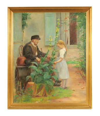 Lot 408 - LATE 19TH CENTURY OIL ON CANVAS