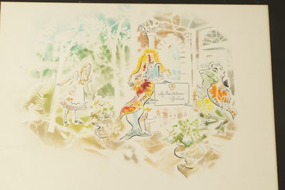 Lot 395 - KEITH MICHELL (1926-2015)  A SELECTION OF SIX PEN AND INK ILLUSTRATIONS