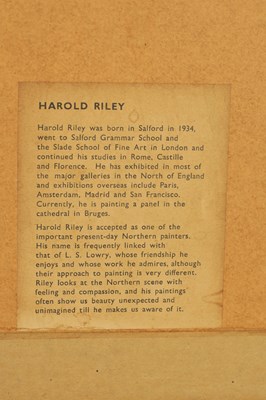 Lot 648 - HAROLD RILEY b. 1934. A RARE SIGNED LIMITED EDITION PRINT