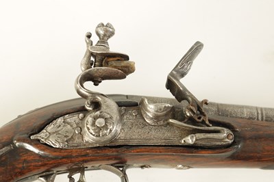 Lot 388 - LAZARINO. A LATE 18TH CENTURY ITALIAN FLINTLOCK PISTOL