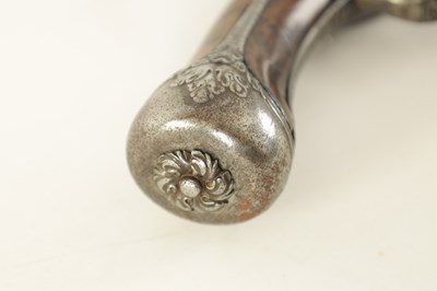 Lot 388 - LAZARINO. A LATE 18TH CENTURY ITALIAN FLINTLOCK PISTOL