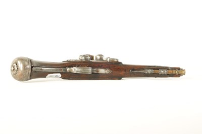 Lot 388 - LAZARINO. A LATE 18TH CENTURY ITALIAN FLINTLOCK PISTOL