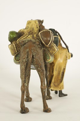 Lot 1 - FRANZ BERGMAN A LATE 19TH CENTURY COLD PAINTED BRONZE SCULPTURE