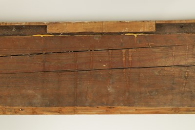 Lot 861 - AN 18TH CENTURY CARVED PINE ADAM-STYLE FIRE SURROUND