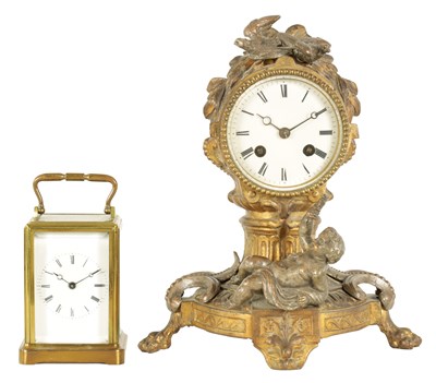 Lot 1285 - TWO 19TH CENTURY FRENCH CLOCKS