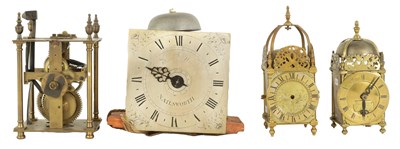 Lot 1280 - A COLLECTION OF FOUR CLOCK