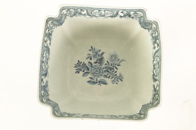 Lot 173 - A 19TH CENTURY CHINESE BLUE AND WHITE SQUARE DEEP BOWL