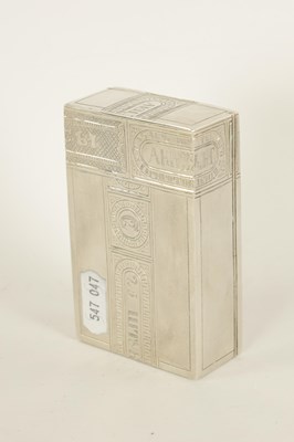 Lot 315 - A 19TH CENTURY RUSSIAN SILVER BOX