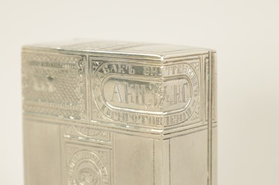 Lot 315 - A 19TH CENTURY RUSSIAN SILVER BOX