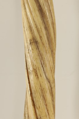 Lot 795 - A FINE 19TH CENTURY NARWHAL TUSK