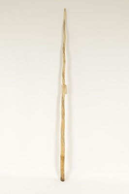 Lot 795 - A FINE 19TH CENTURY NARWHAL TUSK