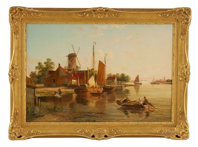 Lot 641 - WILLIAM RAYMOND DOMMERSEN (1850-1927) A LATE 19TH CENTURY OIL ON CANVAS