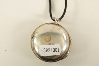 Lot 268 - N RAMSON, LONDON. A GEORGE III SILVER PAIR CASE VERGE POCKET WATCH