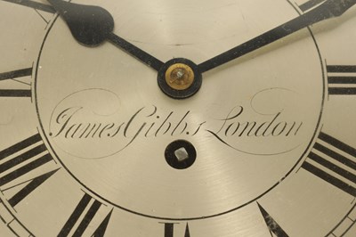 Lot 699 - JAMES GIBB, LONDON. A 19TH CENTURY 8” SILVERED DIAL FUSEE WALL CLOCK