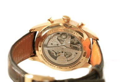 Lot 288 - A GENTLEMAN’S 18CT ROSE GOLD IWC PORTUGIESER CHRONOGRAPH CLASSIC