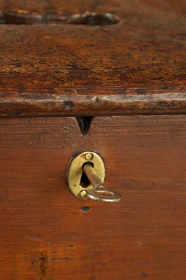 Lot 823 - A 19TH CENTURY SCUMBLED PINE BOX STOOL