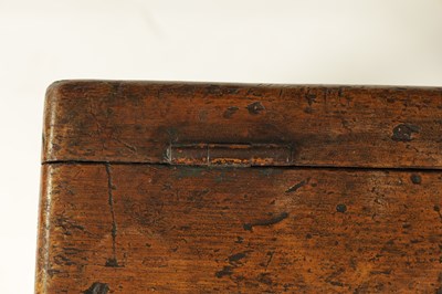 Lot 823 - A 19TH CENTURY SCUMBLED PINE BOX STOOL