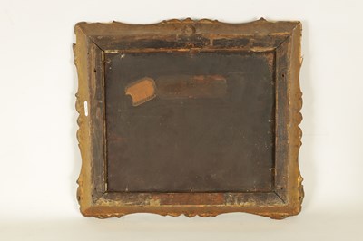 Lot 620 - A 19TH CENTURY OIL ON TIN IN THE MANNOR OF HOGARTH