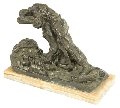 Lot 456 - GASTON BROQUET (1880 - 1947) AN EARLY 20TH CENTURY BRONZE SCULPTURE