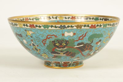 Lot 202 - A LATE 19TH/EARLY 20TH CENTURY CHINESE CLOISONNE BOWLL