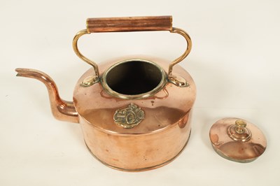 Lot 53 - OF MOTORING INTEREST - A 1903 PARIS TO MADRID MOTOR RACE CATERER'S COPPER KETTLE OF LARGE SIZE