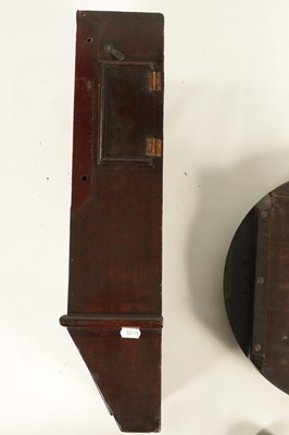 Lot 400 - BENJAMIN LEWIS VULLIAMY, LONDON. A RARE WOODEN DIAL FUSEE RAILWAY CLOCK