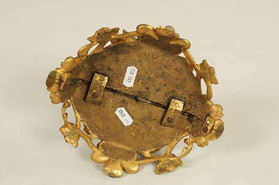 Lot 1352 - A 19TH CENTURY RUSSIAN PORCELAIN GILT HIGHLIGHTED AND ORMOLU-MOUNTED LAMP