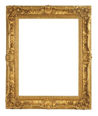 Lot 519 - A FINE LATE 18TH CENTURY GILT GESSO CARVED ROCOCO PICTURE FRAME