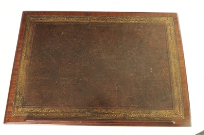 Lot 33 - GILLOWS LANCASTER. A LATE GEORGIAN MAHOGANY WORK BOX