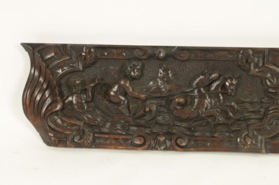 Lot 1114 - TWO 18TH CENTURY CONTINENTAL CARVED WALNUT PANELS