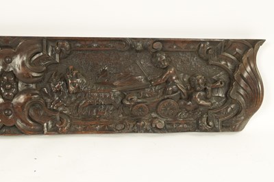 Lot 1114 - TWO 18TH CENTURY CONTINENTAL CARVED WALNUT PANELS