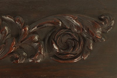 Lot 1114 - TWO 18TH CENTURY CONTINENTAL CARVED WALNUT PANELS