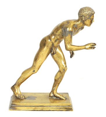 Lot 1419 - A LATE 19TH CENTURY FIGURAL BRONZE