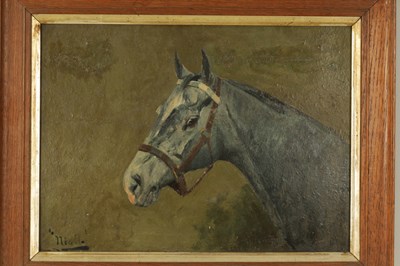 Lot 613 - GEORGE THOMAS PAICE. A PAIR OF EARLY 20TH CENTURY HORSE PORTRAITS