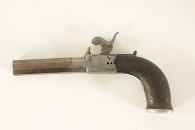 Lot 65 - A 19TH CENTURY PERCUSSION POCKET PISTOL