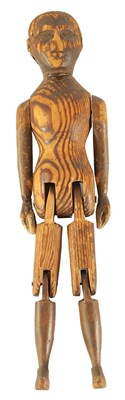 Lot 1155 - A 19TH CENTURY PITCH PINE ARTISTS LAY FIGURE