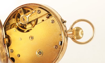 Lot 254 - AN EARLY 20TH CENTURY 9 CARAT GOLD FOB WATCH