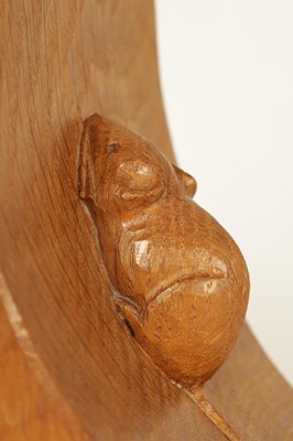 Lot 984 - A GOOD PAIR OF ROBERT 'MOUSEMAN' THOMPSON AZED OAK BOOKENDS