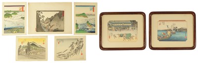 Lot 1345 - A COLLECTION OF SIX JAPANESE WOODBLOCK PRINTS